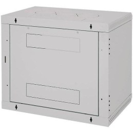 Triton 19' rozvaděč jednodílný 12U/395mm vylamovací otvor pro ventilátor RAL7035