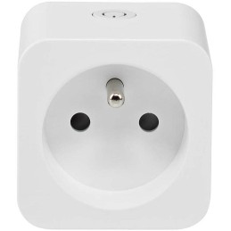 NEDIS Wi-Fi chytrá zásuvka/ měřič výkonu/ 16A/ francouzský typ E/ Android/ iOS/ Nedis® SmartLife/ bílá