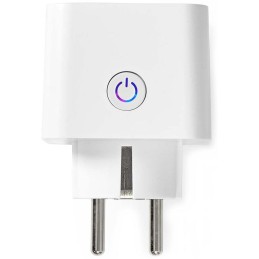 NEDIS Wi-Fi chytrá zásuvka/ měřič výkonu/ 16A/ francouzský typ E/ Android/ iOS/ Nedis® SmartLife/ bílá