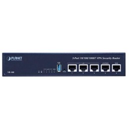 Planet VR-100 Router/firewall VPN/VLAN/QoS, 2xWAN(SD-WAN), 3xLAN