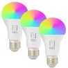 IMMAX NEO SMART sada 3x LED žiarovka E27 11W RGB+CCT farebná a biela, stmievateľná, Zigbee, TUYA