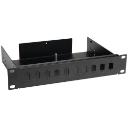 Solarix vana optická 10" 1U BK včetně čela SC 10 portů simplex FO-10-1-10SCS-B