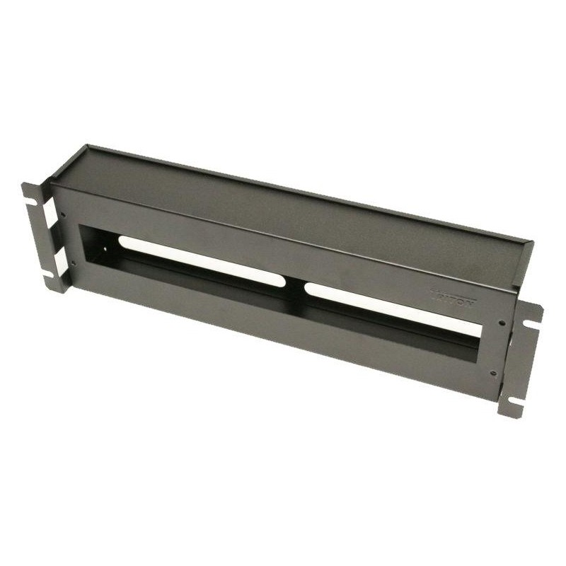 Triton 19' jističová lišta 3U s krytem,  DIN černá