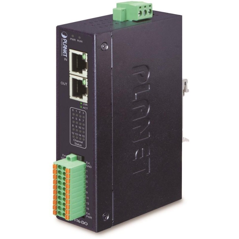 Planet Průmyslový EtherCAT Slave, 16x DO, 2x RJ45