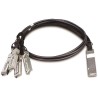 Planet CB-QSFP4X10G-1M, metallisches Verbindungskabel QSFP+ 40Gb/s auf 4x SFP+ 10Gb, Länge 1m