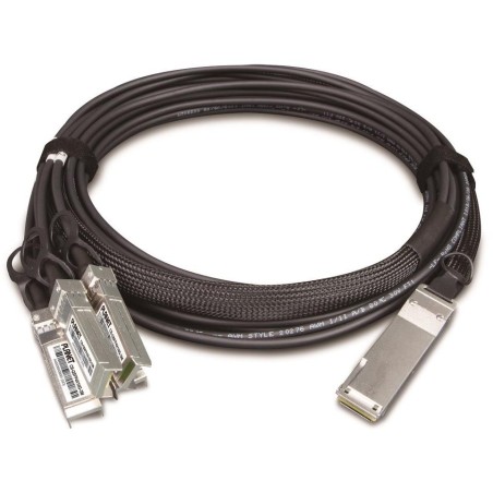 Planet CB-QSFP4X10G-5M, metalický spojovací kabel QSFP+ 40Gb/s na 4x SFP+ 10Gb, délka 5m