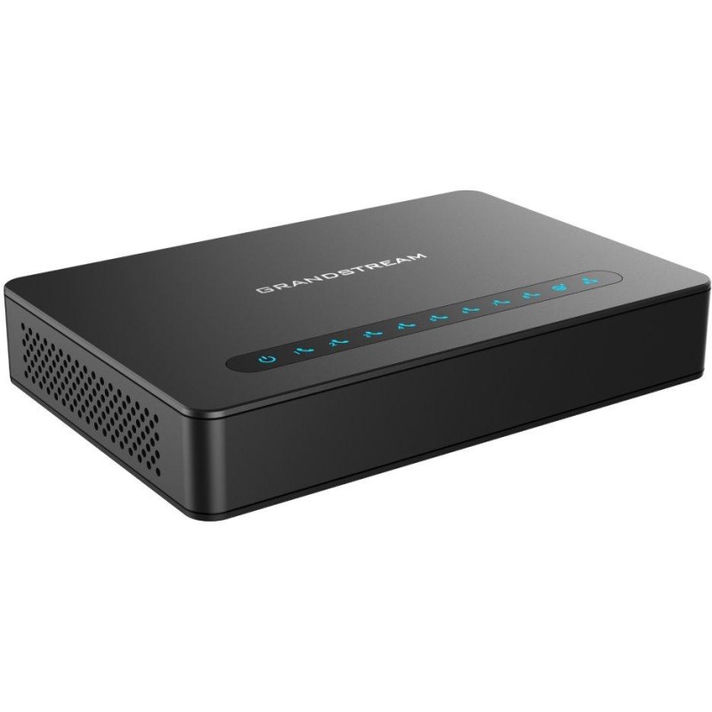 Grandstream HT818 analogový převodník 8x FXS, 2 SIP účty, 2x Gbit LAN, NAT router, 3-cestná konf., auto-provisio.