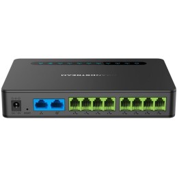 Grandstream HT818 analogový převodník 8x FXS, 2 SIP účty, 2x Gbit LAN, NAT router, 3-cestná konf., auto-provisio.