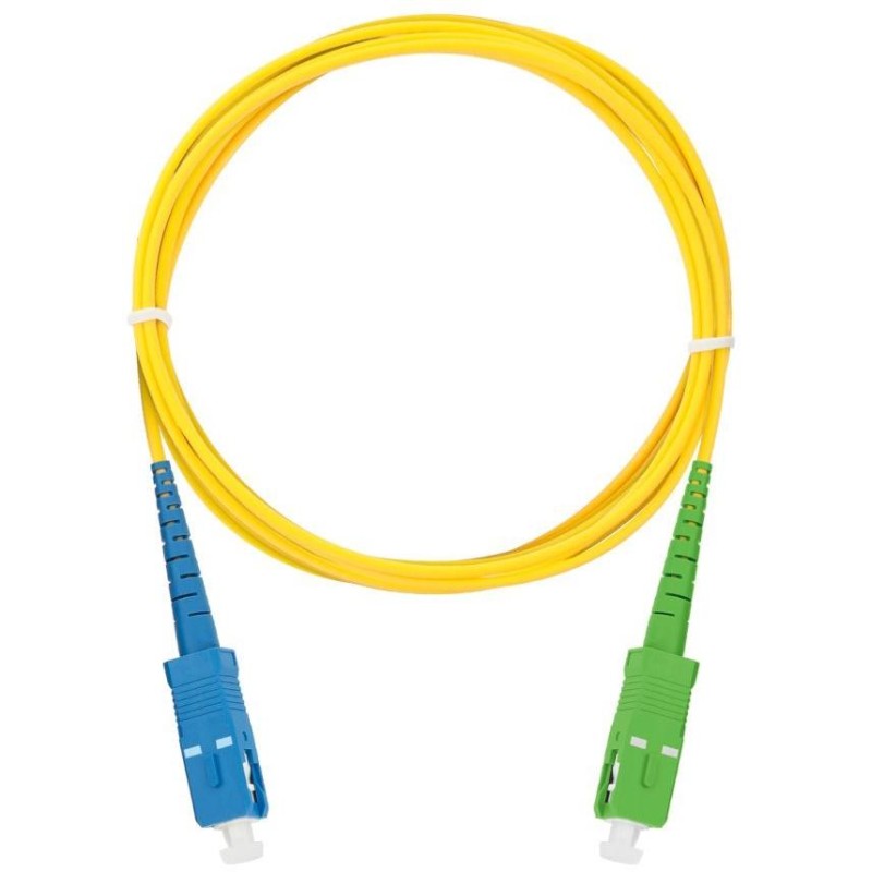 XtendLan FO patch SC/APC-SC 10m 9/125 simplex, G.652d, LS0H