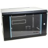 XtendLan 6U/600x450, wall-mounted, one-piece, glass door
