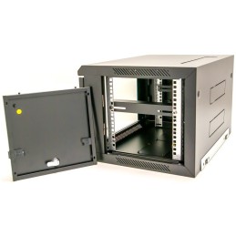 XtendLan 6U/600x450, na zeď, jednodílný, skleněné dveře