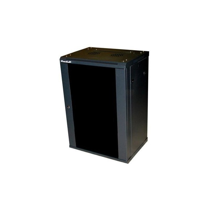XtendLan 12U/600x450, na zeď, jednodílný, skleněné dveře