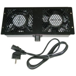 XtendLan Ventilace pro stojan. rozvaděče Telco hloubky 600,800,1000,1200mm, 2x ventilátor, napájecí kabel