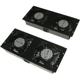 XtendLan Ventilace pro stojan. rozvaděče Telco hloubky 600,800,1000,1200mm, 4x ventilátor, napájecí kabel