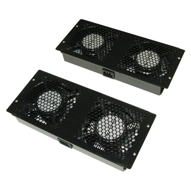 XtendLan Ventilace pro stojan. rozvaděče Telco hloubky 600,800,1000,1200mm, 4x ventilátor, napájecí kabel