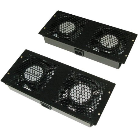 XtendLan Ventilace pro stojan. rozvaděče Telco hloubky 600,800,1000,1200mm, 4x ventilátor, napájecí kabel