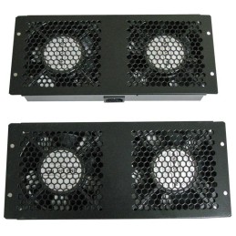 XtendLan Ventilace pro stojan. rozvaděče Telco hloubky 600,800,1000,1200mm, 4x ventilátor, napájecí kabel