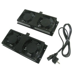 XtendLan Ventilace pro stojan. rozvaděče Telco hloubky 600,800,1000,1200mm, 4x ventilátor, napájecí kabel