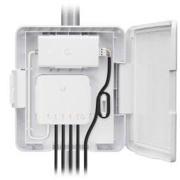 Ubiquiti USW Flex Utility - venkovní box pro UniFi Switch Flex, PoE adaptér v balení