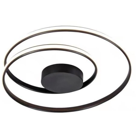 IMMAX NEO ROUND SMART stropní svítidlo D70cm 35W černé Zigbee 3.0, TUYA