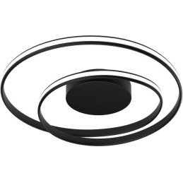 IMMAX NEO ROUND SMART stropní svítidlo D70cm 35W černé Zigbee 3.0, TUYA