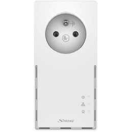 STRONG sada 2 adaptérů Powerline 1000 DUO FR/ 1000 Mbit/s/ 1x LAN/ bílý