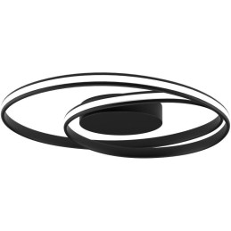 IMMAX NEO ROUND SMART stropní svítidlo D70cm 35W černé Zigbee 3.0, TUYA