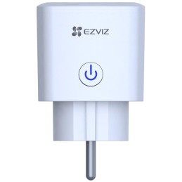 EZVIZ chytrá zásuvka T30-10A Basic/ Wi-Fi/ EU/ výkon 2300 W/ Google Assistant/ Amazon Alexa/ bílá