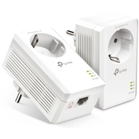 TP-Link TL-PA7017P KIT - AV1000 Gigabit Passthrough Powerline Starter Kit