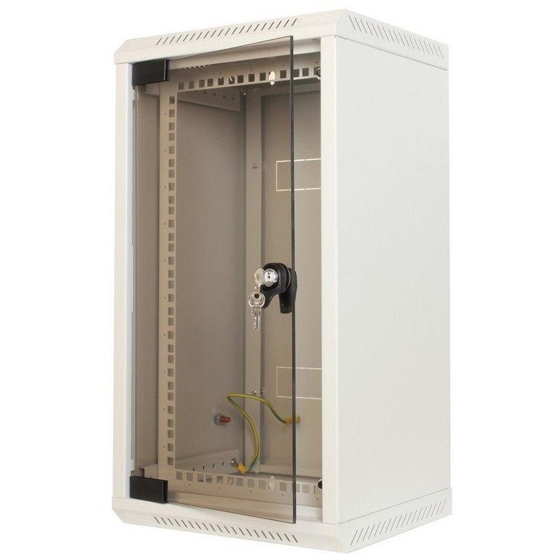 Triton 10" - 10U nebo 19" - 5U, rozvaděč jednodílný, 460mm celoskleněné dveře