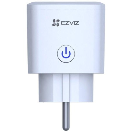 EZVIZ chytrá zásuvka T30-10B Statistics/ Wi-Fi/ EU/ výkon 2300 W/ Google Assistant/ Amazon Alexa/ bílá