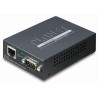 Planet converter RS-232/422/485 to IP, 1x COM, 100Mb, -10~+60°C, SNMP+Telnet