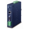 Planet průmyslový konvertor RS-232/422/485 na IP, 1x COM, 1x 100Base-TX, 9-48VDC, -40~+75°C, IP30, SNMP+Telnet