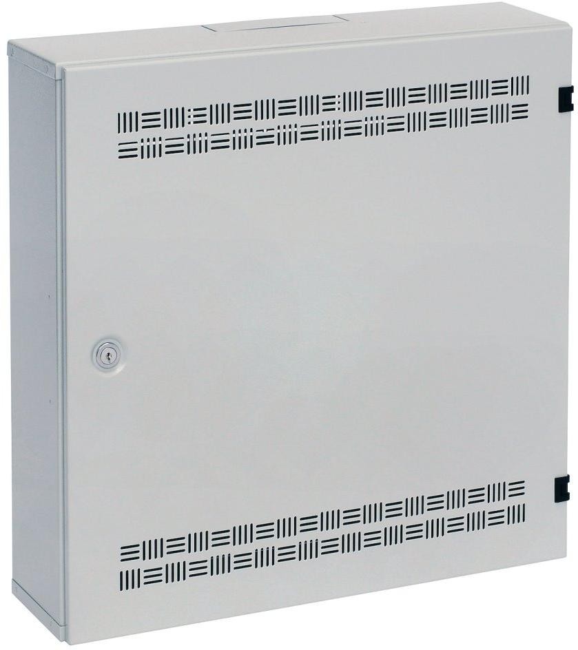 Solarix rozvádzač SOHO LC-18 s lištami 2U, 4U a 11U, 550x550x150mm, šedá RAL 7035