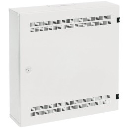 Solarix rozvaděč SOHO LC-18 s lištami 2U, 4U a 11U, 550x550x150mm, bílá RAL 9003