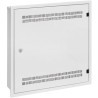 Solarix SOHO LC-18 wall-mounted rack with 2U, 4U and 11U rails, 550x550x150mm, white RAL 9003, with frame for wall mounting