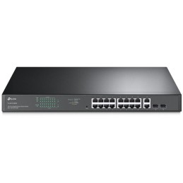 TP-Link TL-SG1218MPE/ Easy Smart Switch 16x 10/100/1000Mbps + 2x SFP/RJ-45 combo/ IGMP, QoS, VLAN/ rack