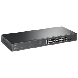 TP-Link TL-SG1218MPE/ Easy Smart Switch 16x 10/100/1000Mbps + 2x SFP/RJ-45 combo/ IGMP, QoS, VLAN/ rack