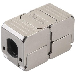 Solarix Spojka CAT6A STP SXSPJ-6A-STP-BK-SA