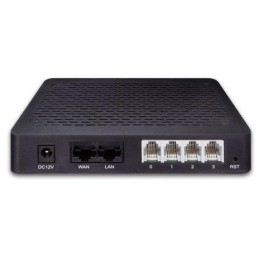 Planet VGW-420FS VoIP gateway, 4x FXS, SIP, CallerID, Fax, Hotline, firewall, SNMP, SSH/TLS, QoS