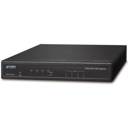 Planet VGW-820FS VoIP gateway, 8x FXS, SIP, CallerID, Fax, Hotline, firewall, SNMP, SSH/TLS, QoS