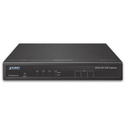 Planet VGW-820FS VoIP gateway, 8x FXS, SIP, CallerID, Fax, Hotline, firewall, SNMP, SSH/TLS, QoS