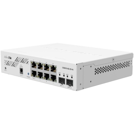 Mikrotik managed Switch CSS610-8G-2S+IN, 8x GbE, 2x 10G SFP+, SwO, zdroj