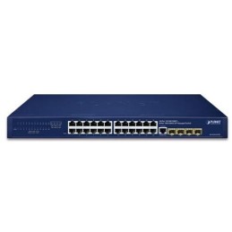 Planet GS-4210-24T4S L2 switch, 24x1Gb, 4x1Gb SFP, QoS, fanless