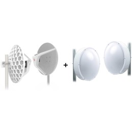 Sada: MikroTik RouterBOARD Wireless Wire Dish, (60 GHz), 2ks + Kryt JRC JH-LHG 2ks