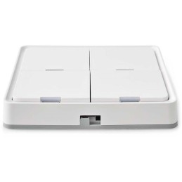 NEDIS chytrý nástěnný vypínač/ Zigbee 3.0/ nástěnný držák/ čtyři tlačítka/ bílý
