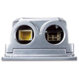 Planet IGTP-825AT konvertor RJ45/SFP, 1Gbps, PoE injektor 802.3at, -40 až 75 st.C, IP67, EFT+ESD, 24-56VDC