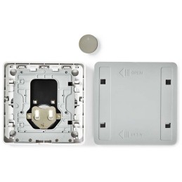 NEDIS chytrý nástěnný vypínač/ Zigbee 3.0/ nástěnný držák/ čtyři tlačítka/ bílý