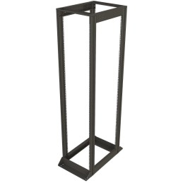 Solarix rozvaděčový rám 19" 42U 600x1000, černý, vysokonosný, nosnost 1200 kg