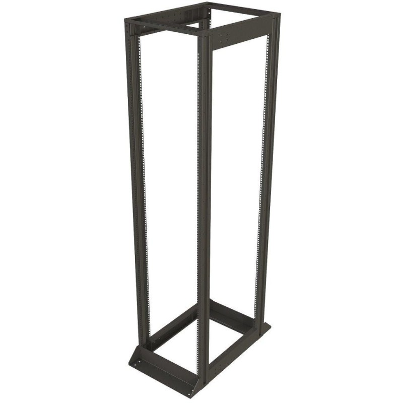 Solarix rozvaděčový rám 19" 42U 600x1000, černý, vysokonosný, nosnost 1200 kg